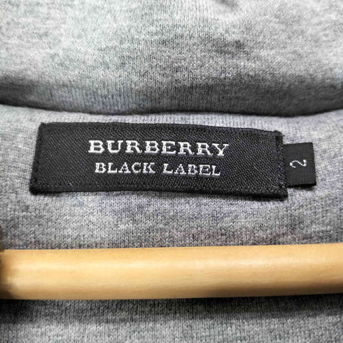 バーバリーブラックレーベル BURBERRY BLACK LABEL ワンポイントワッペン 中綿ベスト メンズ 2
