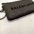 バレンシアガ BALENCIAGA イタリア製 フラグメント ケース キャッシュ カードホルダー コインケース ネックポーチ シボ革 メンズ