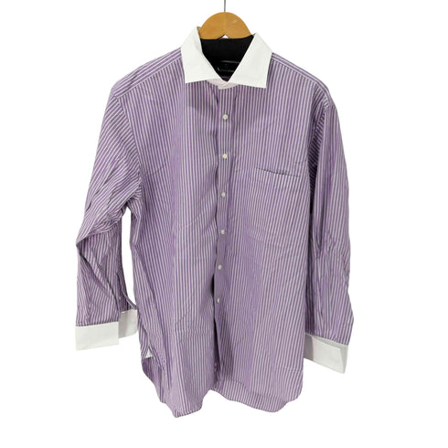 アクアスキュータム AQUASCUTUM カフス ストライプシャツ メンズ