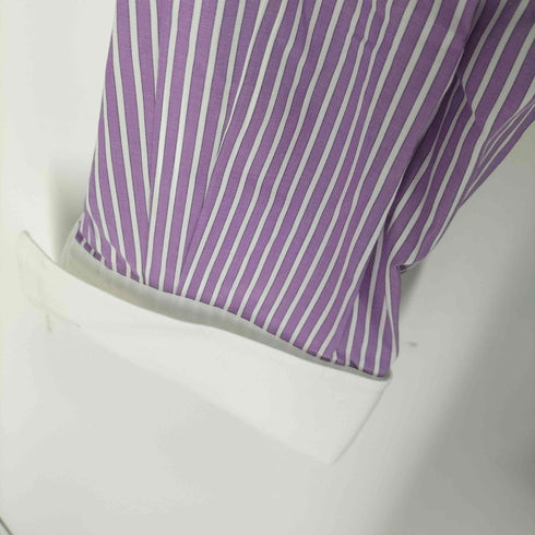 アクアスキュータム AQUASCUTUM カフス ストライプシャツ メンズ