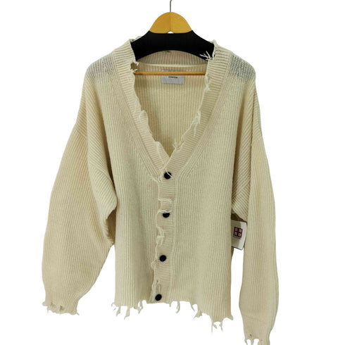 コンファーム CONFIRM ビッグシルエット ダメージニットカーディガン メンズ JPN:L