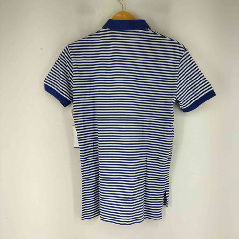 ポロバイラルフローレン Polo by RALPH LAUREN ミニポニー刺繍 ボーダー S/S ポロシャツ メンズ XS