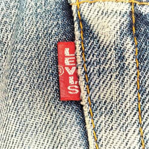 リーバイス Levis 90S J02 日本製 BIGE 502 セルビッジデニム メンズ W29/L36