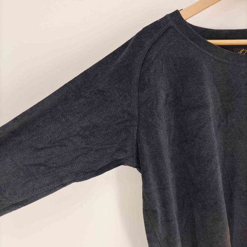 ニードルズ Needles L/S U Neck Tee – C/Pe Velour ベロア ロング スリーブ Tシャツ メンズ JPN:S