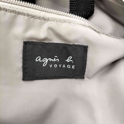 アニエスベーボヤージュ agnes b. VOYAGE とかげプリント 折り畳み ナイロントートバッグ エコバッグ レディース