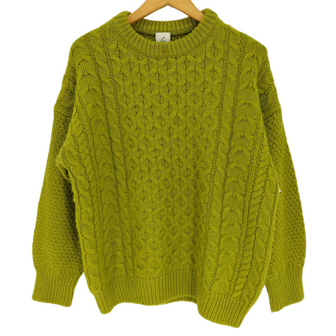 ロクビューティーアンドユースユナイテッドアローズ 6 BEAUTY & YOUTH UNITED ARROWS LIGHT CABLE KNIT ライト ケーブル ニット レディース JPN:36