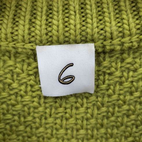 ロクビューティーアンドユースユナイテッドアローズ 6 BEAUTY & YOUTH UNITED ARROWS LIGHT CABLE KNIT ライト ケーブル ニット レディース JPN:36