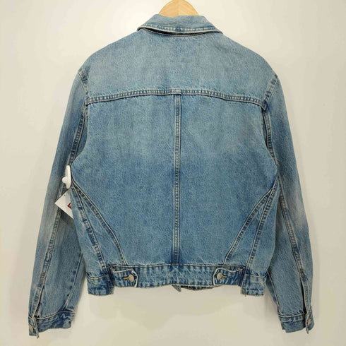 ザラ ZARA ウォッシュド デニム トラッカー ジャケット レディース S