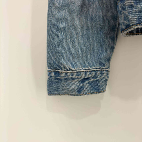 ザラ ZARA ウォッシュド デニム トラッカー ジャケット レディース S