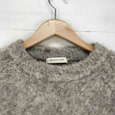 フリークスストア FREAKS STORE リラックスフィット シャギーニット クルーネック プルオーバー メンズ L