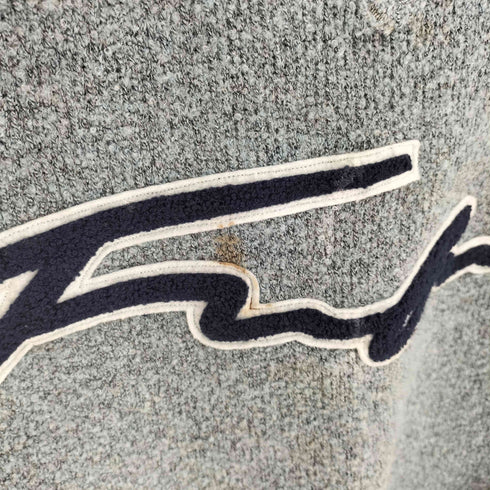 フブ FUBU 90S ロゴワッペン カットオフ リメイク ニット ベスト メンズ import:XL