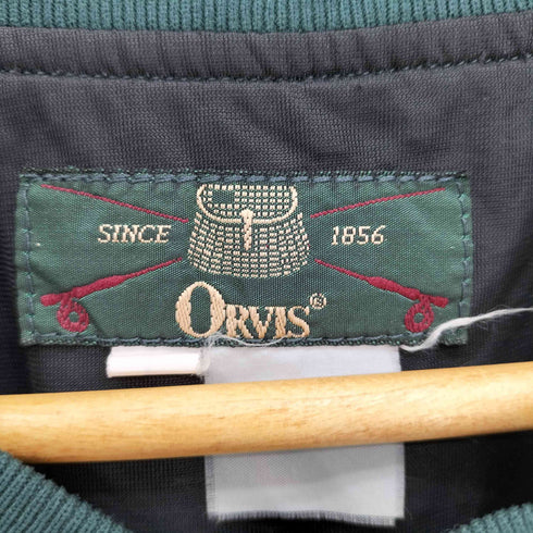 オービス ORVIS 90S ロゴ刺繍 ベンチレーション ナイロン プルオーバー メンズ import:L