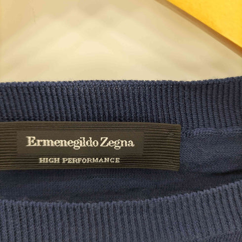 エルメネジルドゼニア Ermenegildo Zegna イタリア製 ウール ハイゲージ クルーネック ニット メンズ 50