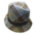 ハリスツイード Harris Tweed チェック柄 ウールハット メンズ