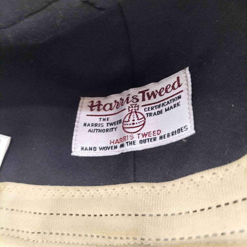 ハリスツイード Harris Tweed チェック柄 ウールハット メンズ