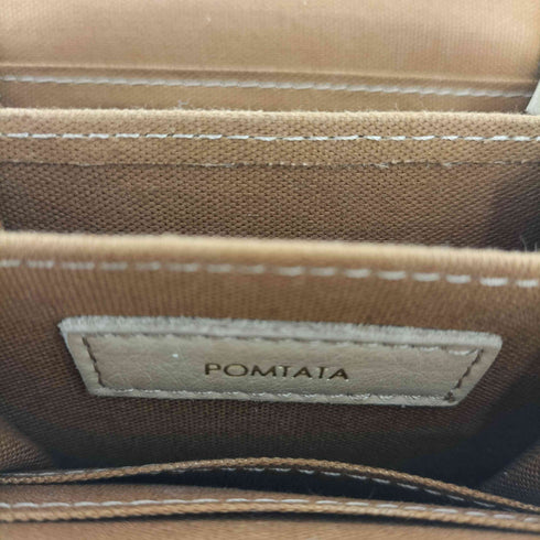 pomtata がま口ミニ財布 バンブー レディース