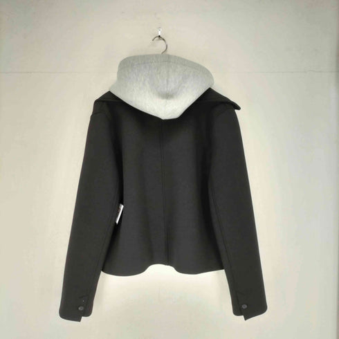 ザラ ZARA フードレイヤークロップドジャケット レディース L