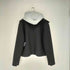ザラ ZARA フードレイヤークロップドジャケット レディース L