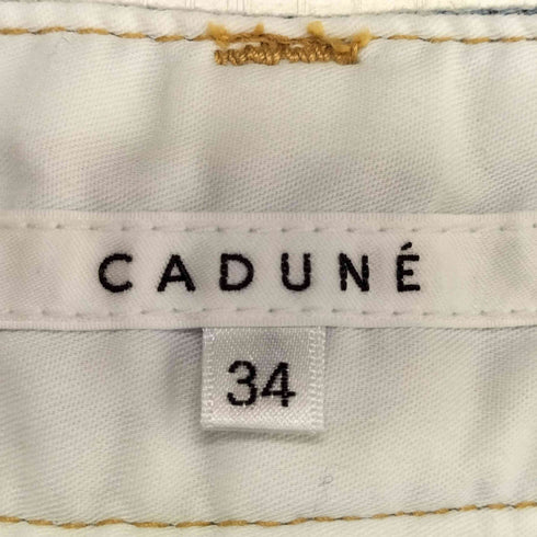カデュネ CADUNE コーティングカーヴィーデニム レディース JPN:34