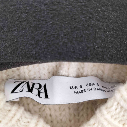 ザラ ZARA ノースリーブ ニット パーカー レディース import:S