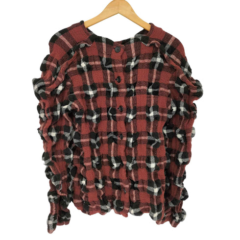 イッセイミヤケ ISSEY MIYAKE RHYTHM CHECK TOP レディース JPN:2