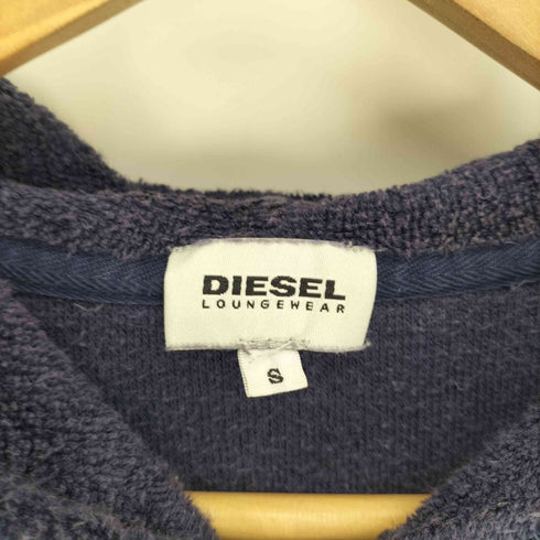 ディーゼル DIESEL パイル地 ジップアップ フーディ パーカー メンズ import:S
