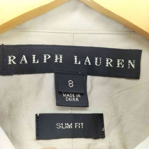 ラルフローレン RALPH LAUREN SLIM FIT コットンシャツ レディース 8