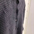イッセイミヤケ ISSEY MIYAKE 90S 91SS 銀タグ ノーカラー プリーツ サイドスリット カーディガン レディース JPN:2