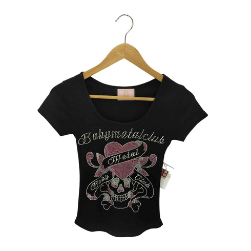 Baby metal club twinkle skull t スカルTシャツ Y2K レディース