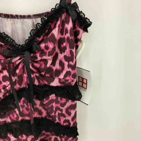Baby metal club Pinky galfriend slip レオパード キャミソール Y2K レディース FREE