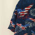ジョージ GEORGE 星条旗 イーグル オープンカラーシャツ メンズ import:XL