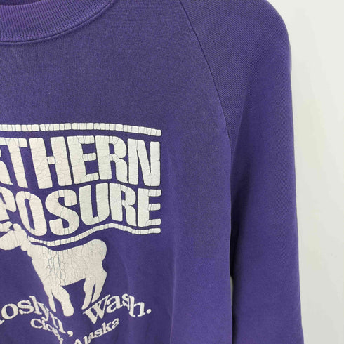 ジャージーズ JERZEES 80S USA製 NORTHEN EXPOSURE MOVIE ムービープリントスウェット レディース import:XL