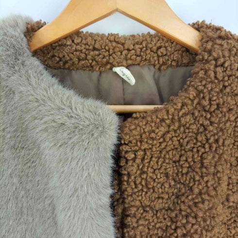 アングリッド Ungrid フェイクファーミックスコート レディース FREE