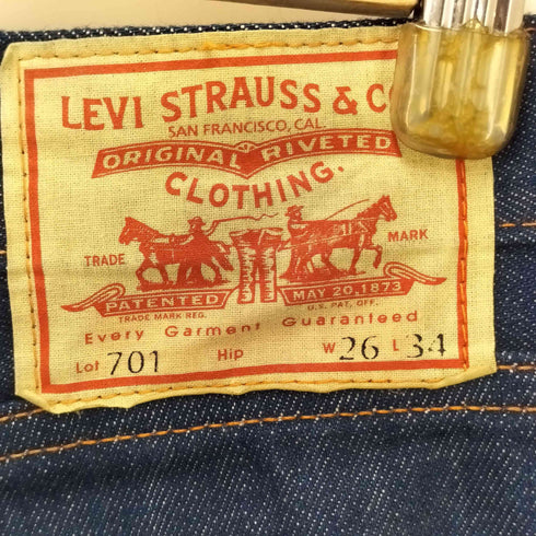 リーバイスヴィンテージクロージング Levis Vintage Clothing lvc 701 モンローデニムパンツ レディース  26/34