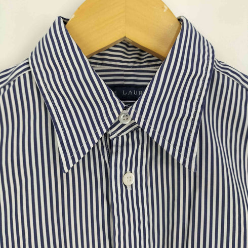 ラルフローレン RALPH LAUREN SLIM FIT ポニー刺繍 ストライプシャツ レディース US:0-2