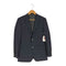 バーバリーブラックレーベル BURBERRY BLACK LABEL 裏地チェック ウールポリ 2Bテーラードジャケット メンズ import:M