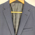 バーバリーブラックレーベル BURBERRY BLACK LABEL 裏地チェック ウールポリ 2Bテーラードジャケット メンズ import:M
