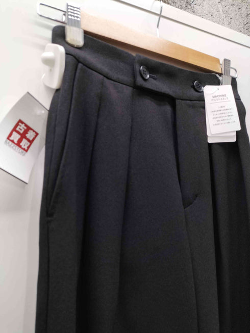 ジャーナルスタンダードレリューム JOURNAL STANDARD relume 25AW ウォッシャブルサージストレッチタックワイドパンツ レディース JPN:36