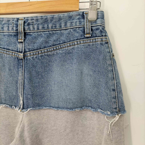 Neuter デニム ドッキング スウェットパンツ レディース
