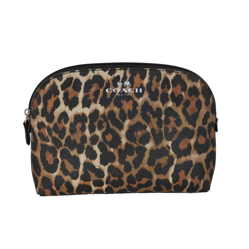 コーチ COACH レオパード ポーチ レディース