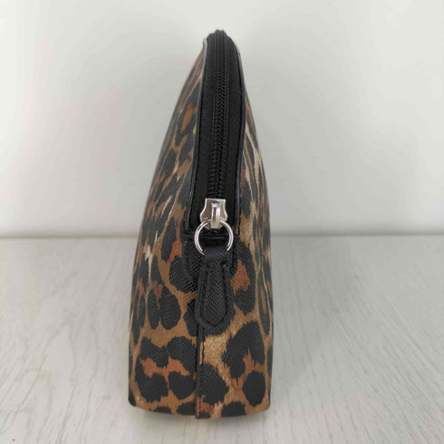 コーチ COACH レオパード ポーチ レディース