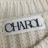 charol コクーンスリーブVネックニットプルオーバー レディース