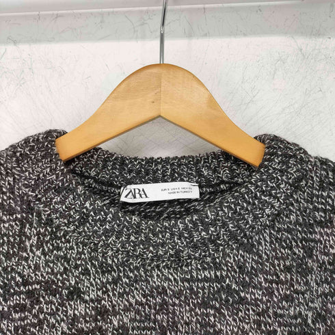 ザラ ZARA オーバーサイズ ツイストヤーンニットベスト レディース import:S