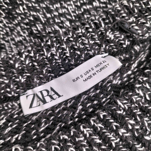 ザラ ZARA オーバーサイズ ツイストヤーンニットベスト レディース import:S