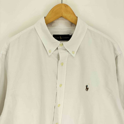 ラルフローレン RALPH LAUREN ポニー刺繍 ボタンダウン オックス フォード シャツ メンズ import:XL