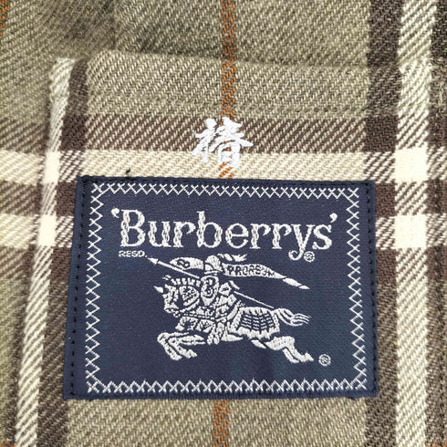 バーバリーズ BURBERRYS 90S 紺タグ 裏地チェック ウール 2B テーラード ジャケット メンズ