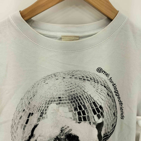 DISCO TEE プリントクルーネックTシャツ Y2K レディース