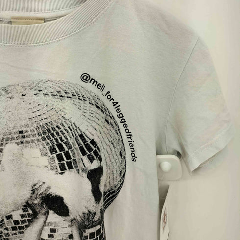 DISCO TEE プリントクルーネックTシャツ Y2K レディース