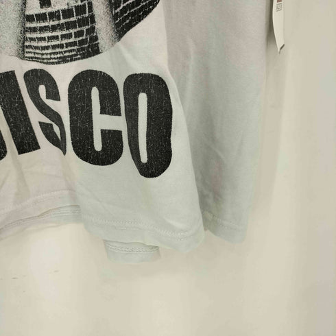 DISCO TEE プリントクルーネックTシャツ Y2K レディース