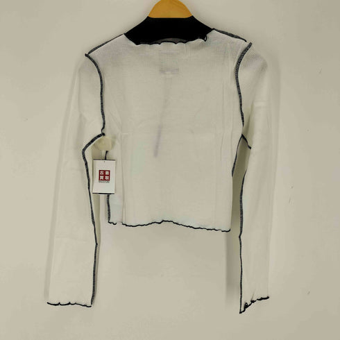 ユニフ UNIF ワッフルメロウトップス レディース import:L